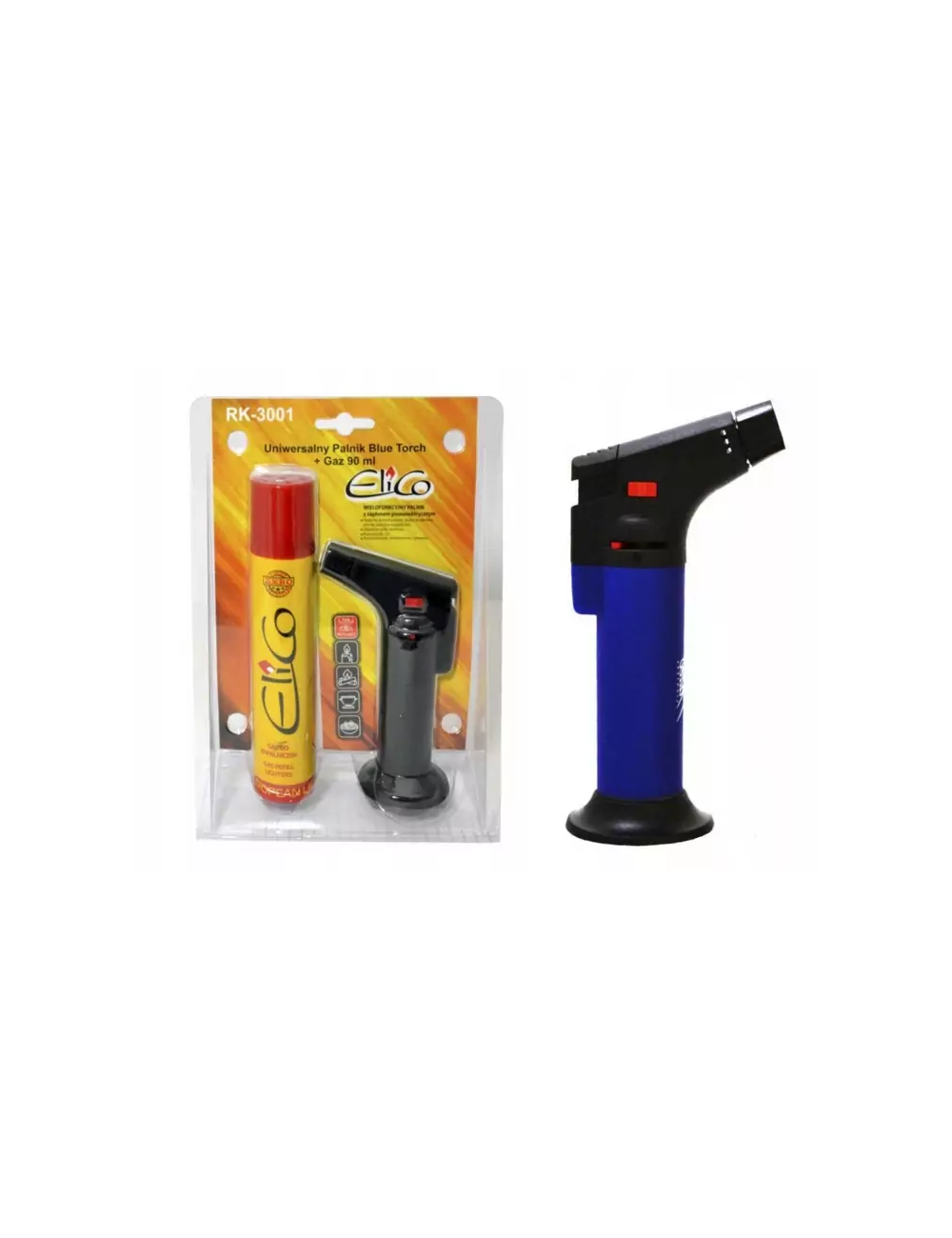 ELICO PALNIK GAZOWY RK-3001+ GAZ 90ml BLUE TORCH