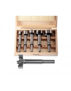 AWTOOLS SĘKOWNIKI DO DREWNA / KOMPLET 5elem. 15-20-25-30-35mm TRZPIEŃ 8mm