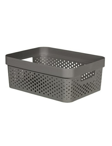 CURVER POJEMNIK INFINITY 17L AŻUROWY CIEMNY SZARY