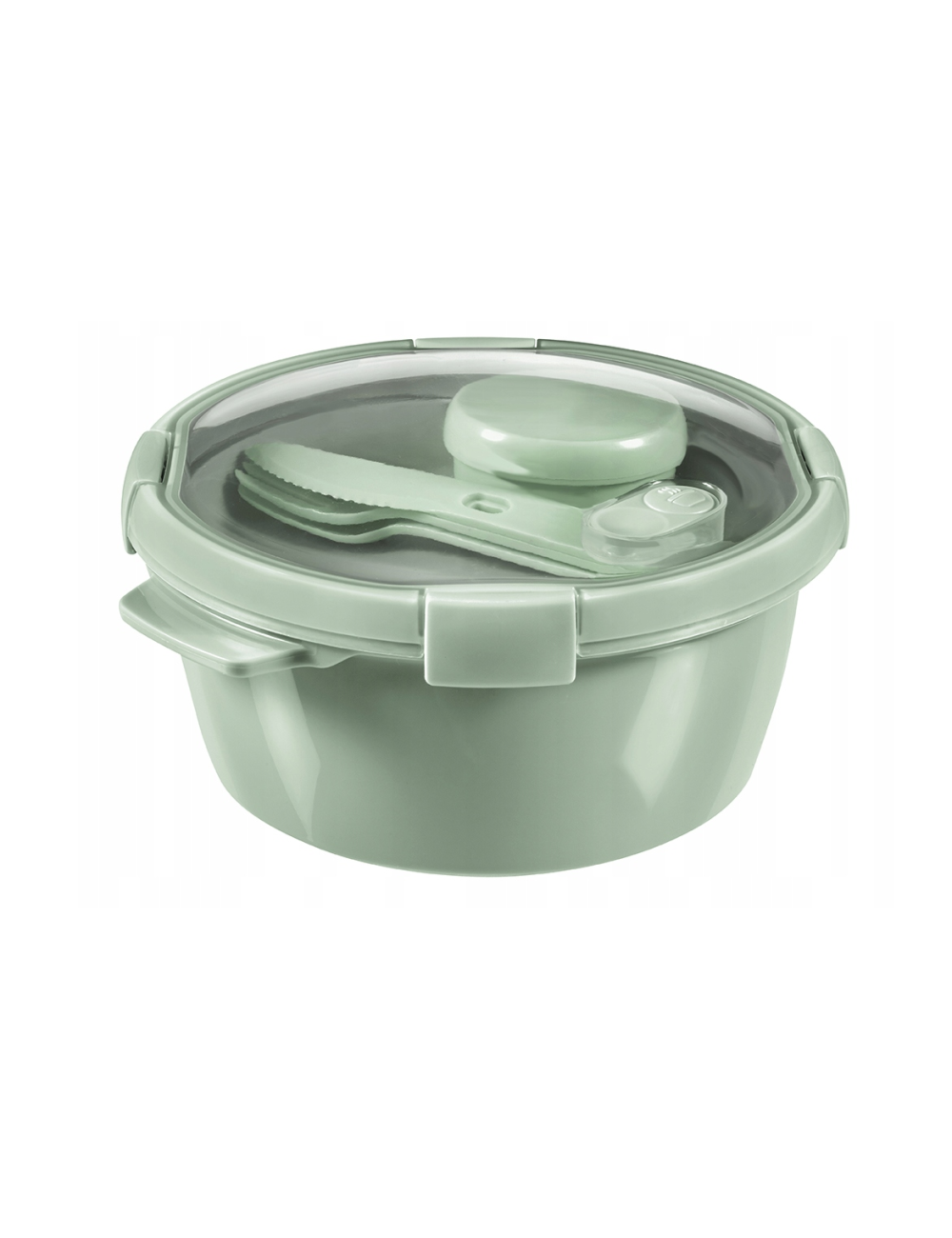 CURVER POJEMNIK NA ŻYWNOŚĆ OKRĄGŁY LUNCH KIT 1,6L ZIELONY