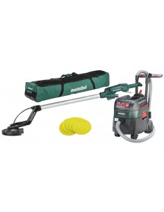 METABO SZLIFIERKA DO GIPSU / ŻYRAFA LSV 5-225  + ODKURZACZ  ASR 35 L ACP + 25 szt. KRĄŻKÓW
