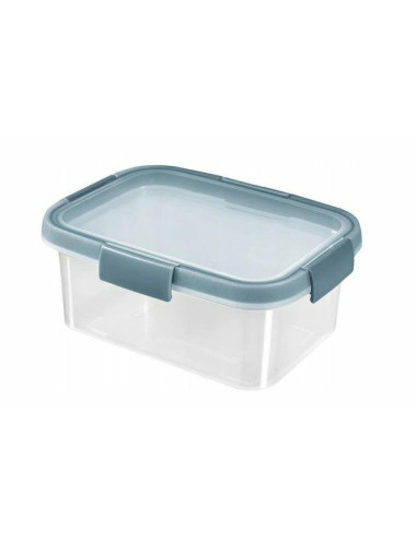 CURVER POJEMNIK NA ŻYWNOŚĆ PROSTOKĄTNY 1,2L TRANSPARENTNY NIEBIESKI