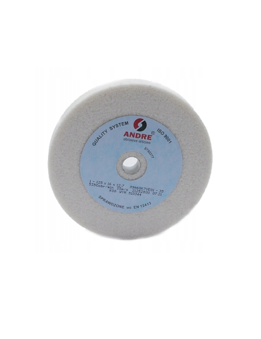 ANDRE ŚCIERNICA PŁASKA 125mm x 16mm x 12,7mm 99A60K7VE01-35 BIAŁA "TYP 1"