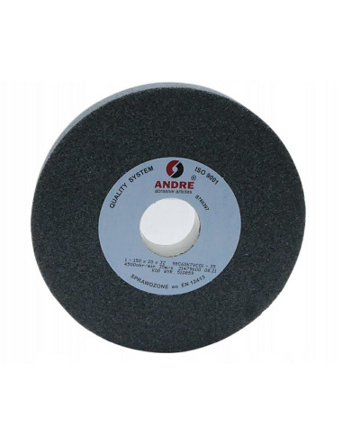 ANDRE ŚCIERNICA PŁASKA 150mm x 20mm x 32mm 98C60K7VC01-35 CZARNA "TYP 1"