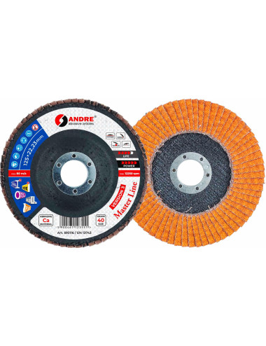 ANDRE ŚCIERNICA LISTKOWA 125mm P 40 CERAMICZNA MASTER LINE WERSJA III