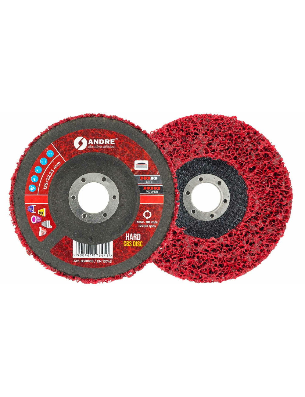 ANDRE KRĄŻEK SZLIFIERSKI CBS 125mm HARD - RED