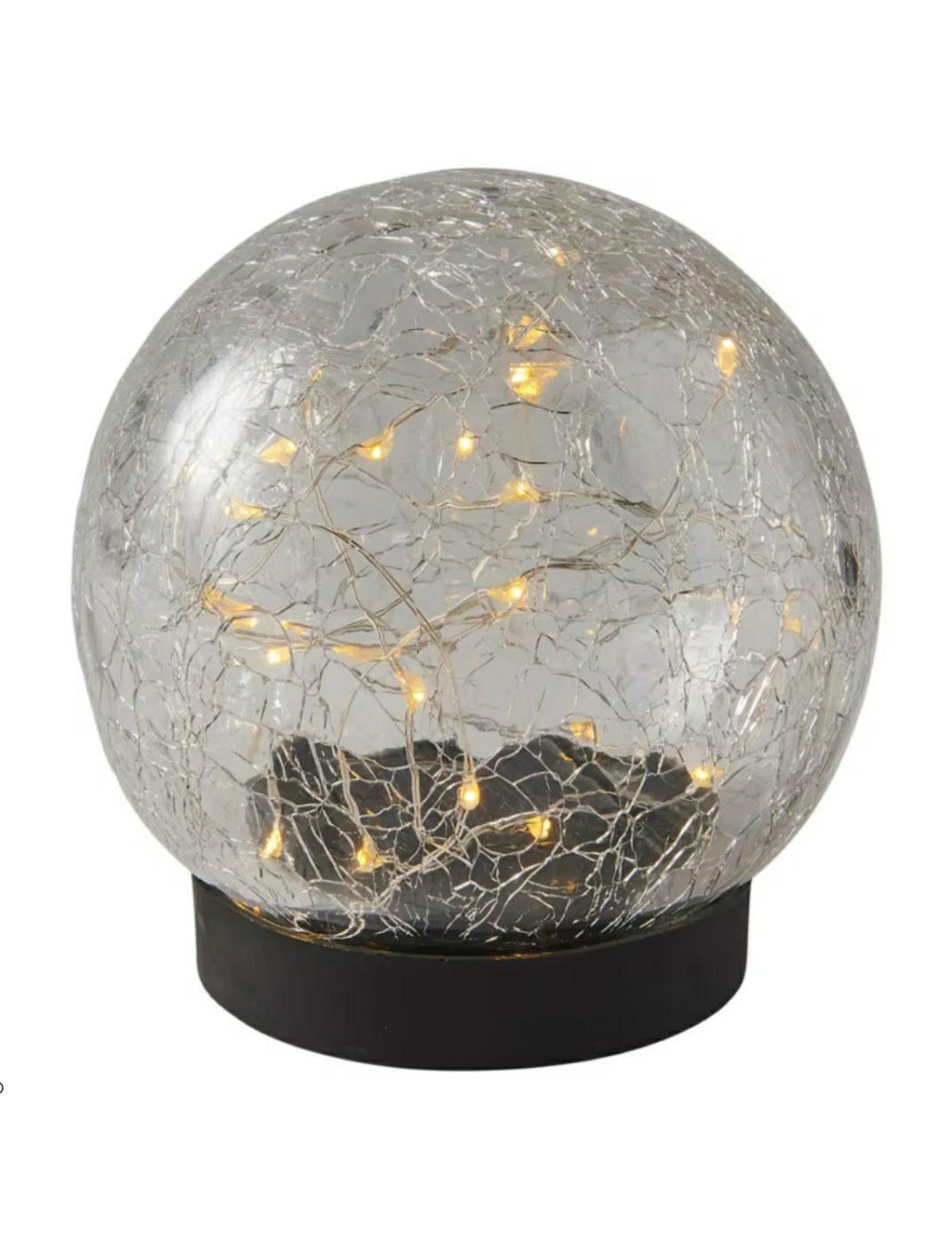 VOLTENO LAMPKA SOLARNA PLASTIK KULA 10cm SOLE