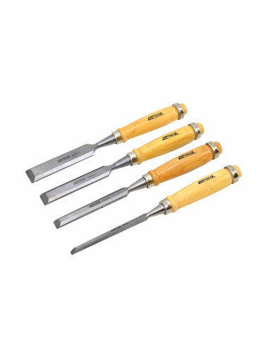 AWTOOLS ZESTAW DŁUT Z DREW. UCHWYTAMI 4 SZT.6 12 18 24 MM