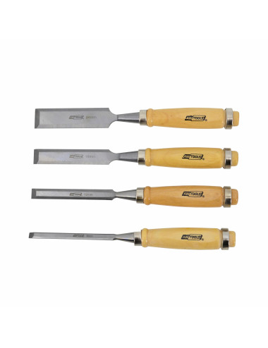 AWTOOLS ZESTAW DŁUT Z DREW. UCHWYTAMI 4 SZT.6 12 18 24 MM