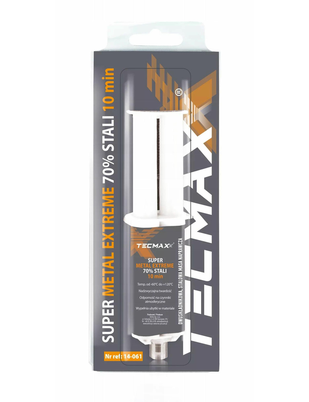 TECMAXX SUPER METAL 70% STALI 25ml 67g STRZYKAWKA