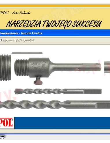 ADAPTER KORONY SDS PLUS 110mm FALC