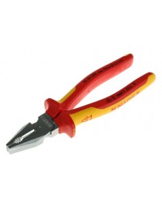 KNIPEX SZCZYPCE UNIWERSALNE IZOLOWANE  200mm O ZWIĘKSZONYM PRZEŁOŻENIU
