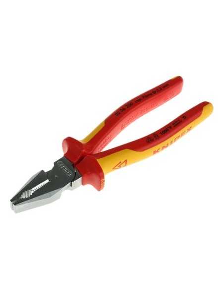 KNIPEX SZCZYPCE UNIWERSALNE IZOLOWANE  200mm O ZWIĘKSZONYM PRZEŁOŻENIU
