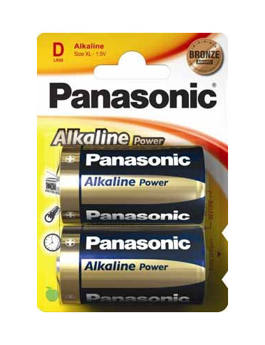 PANASONIC BATERIA ALK.LR20APB BL2szt.