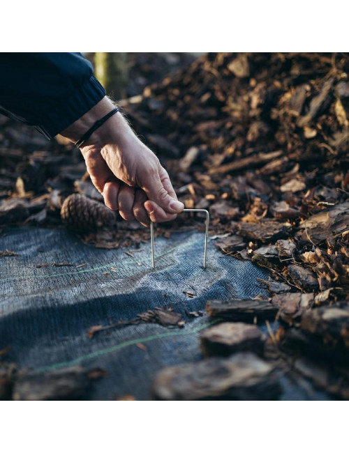 SZPILKA DO AGROTKANIN METALOWA 3cm x 20cm 50szt.