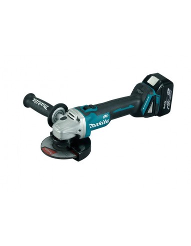 MAKITA SZLIFIERKA KĄTOWA 18V 125mm 2 x 5,0Ah LI-ION BEZSZCZOTKOWA WALIZKA MAKPAC DGA504RTJ