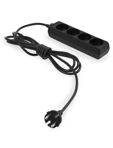 AWTOOLS PRZEDŁUŻACZ DOMOWY CZAR. B U.4g*1,5m