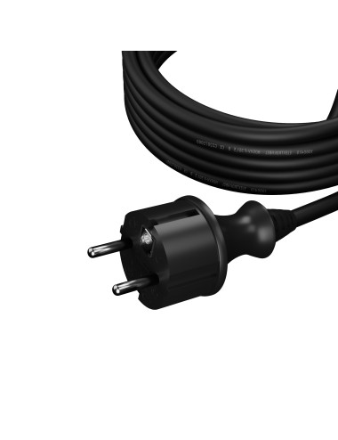 AWTOOLS PRZEWÓD Z WTYCZKĄ 3m 2x1,0 CZARNYH05VV-F