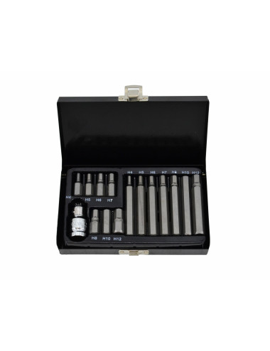 AWTOOLS KOŃCÓWKI IMBUSOWE HEX 15cz.BLACK LINE