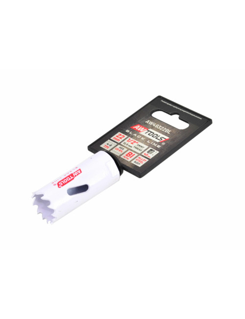 AWTOOLS OTWORNICA BIMETALOWA HSS-Co 8% 30mm BLACK LINE