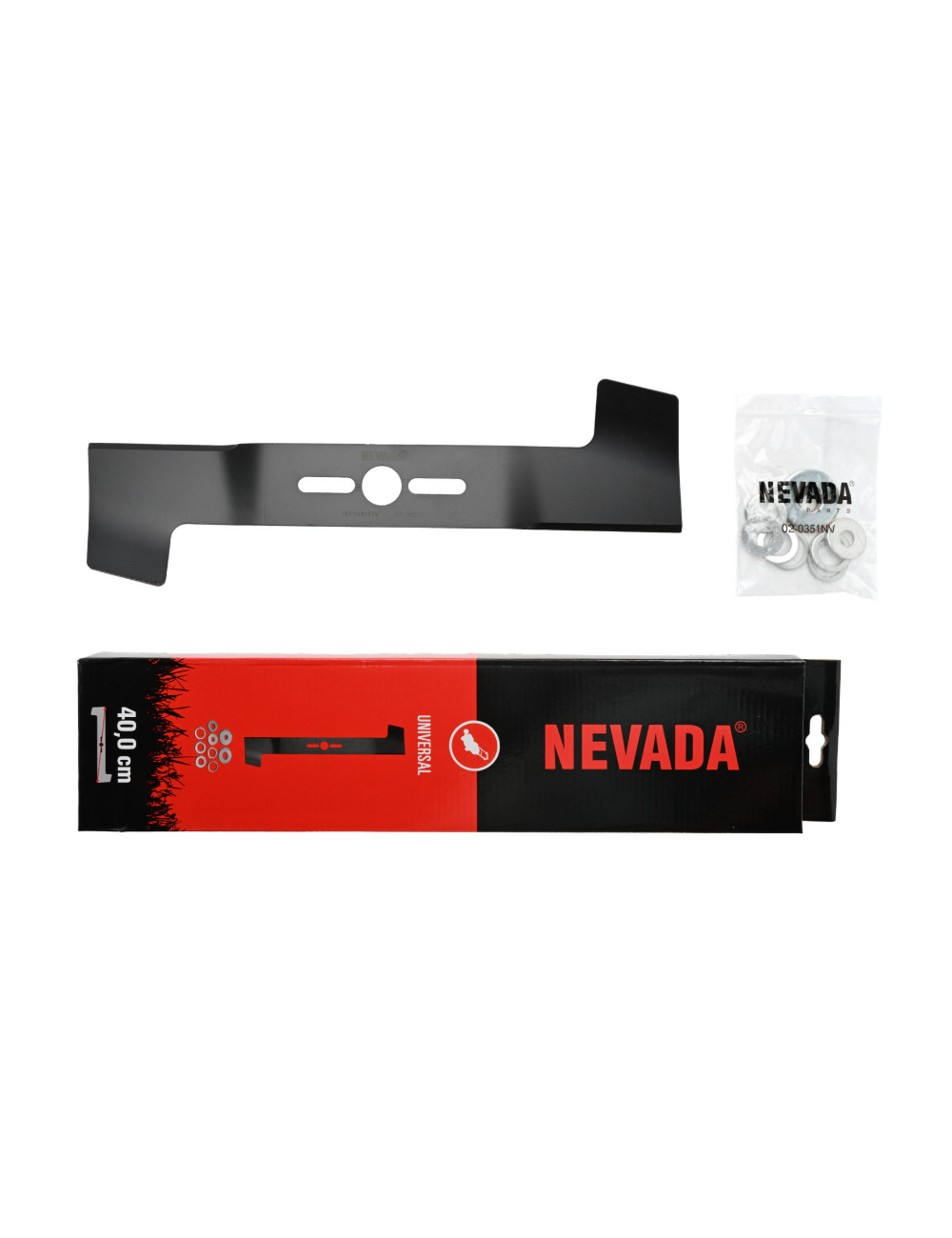 NEVADA NÓŻ DO KOSIARKI UNIWERSALNY 40CM ZBIERAJĄCY