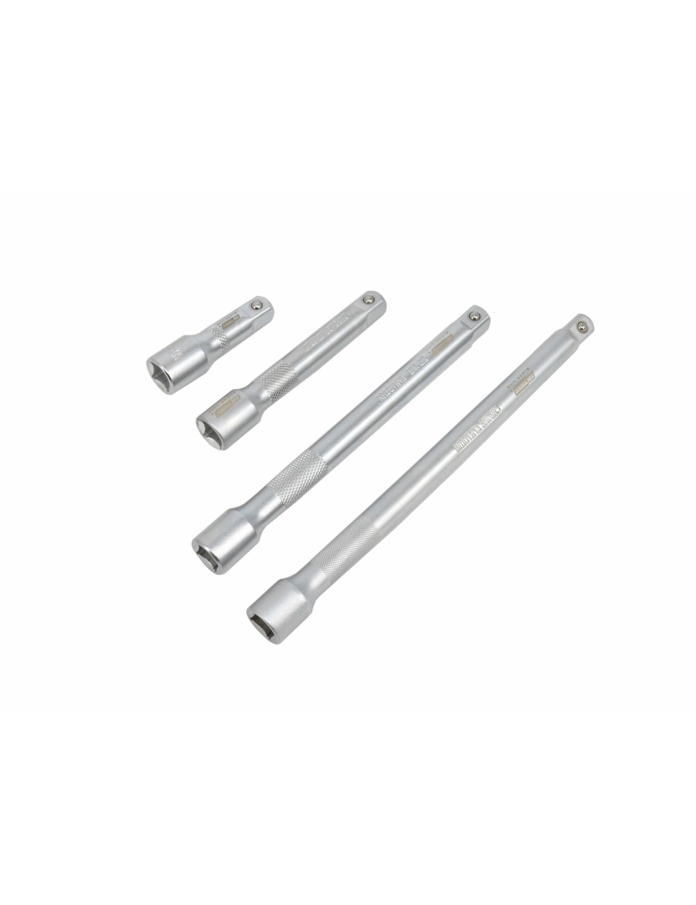 AWTOOLS ZESTAW PRZEDŁUŻEK 1/2" 4cz. 75mm, 125mm, 200mm, 250mm BLACK LINE