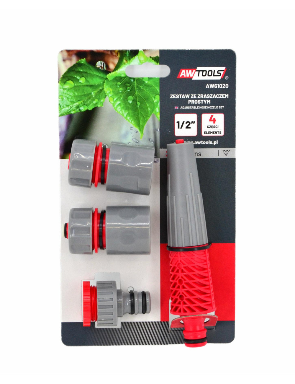 AWTOOLS ZESTAW ZRASZAJĄCY 4cz 1/2"