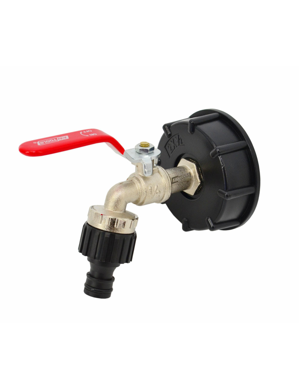 AWTOOLS KRAN OGRODOWY DO ZBIORNIKA CYNK NIK. 1/2" GZ 3/4" MAUZER