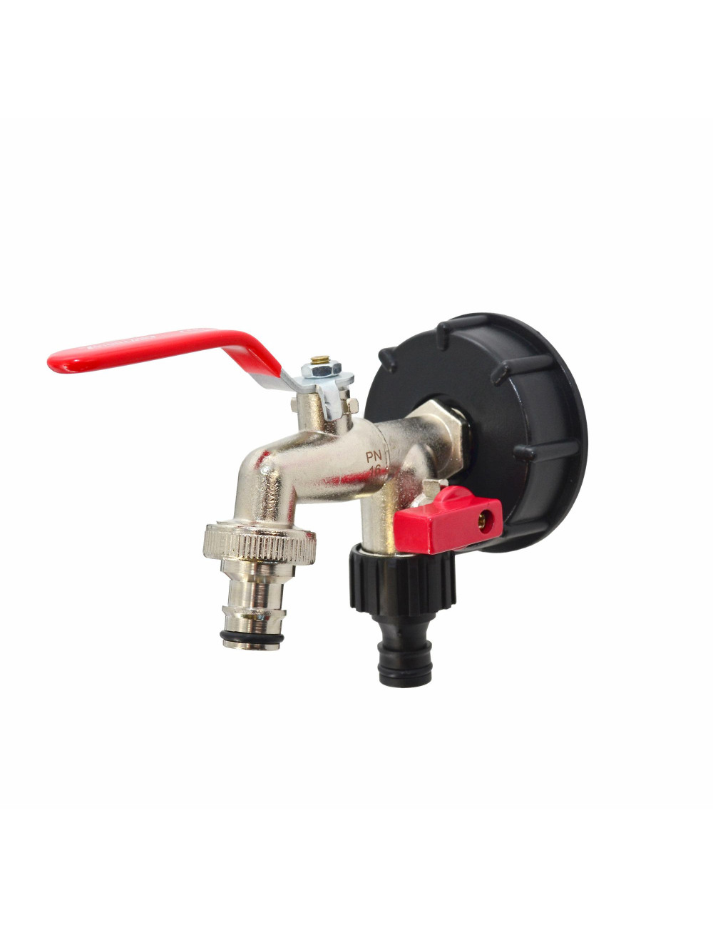 AWTOOLS KRAN OGRODOWY DO ZBIORNIKA CYNK NIK. PODWÓJNY 1/2" GZ 2x3/4" MAUZER