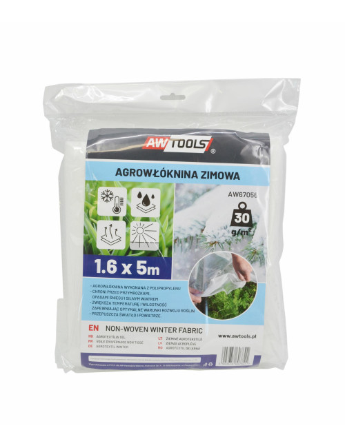 AWTOOLS AGROWŁÓKNINA ZIMOWA 30g 1,1*10mBIAŁA