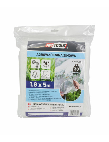AWTOOLS AGROWŁÓKNINA ZIMOWA 30g 3,2* 5mBIAŁA