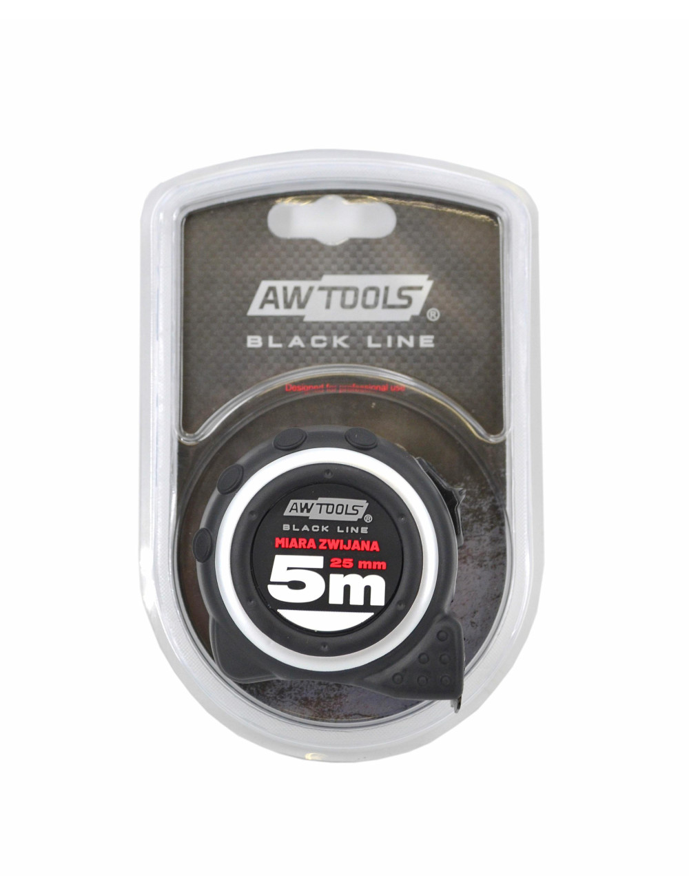 AWTOOLS MIARA ZWIJANA DWUSTRONNA 3m x 16mm ABS TPR 1-STOP