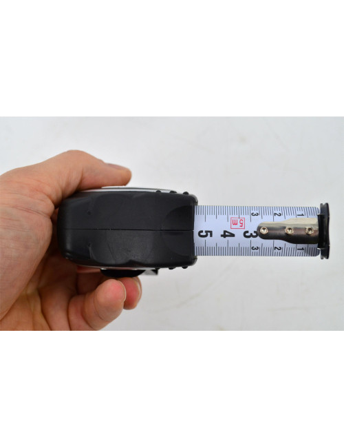 AWTOOLS MIARA ZWIJANA DWUSTRONNA 5m x 25mm ABS TPR 1-STOP