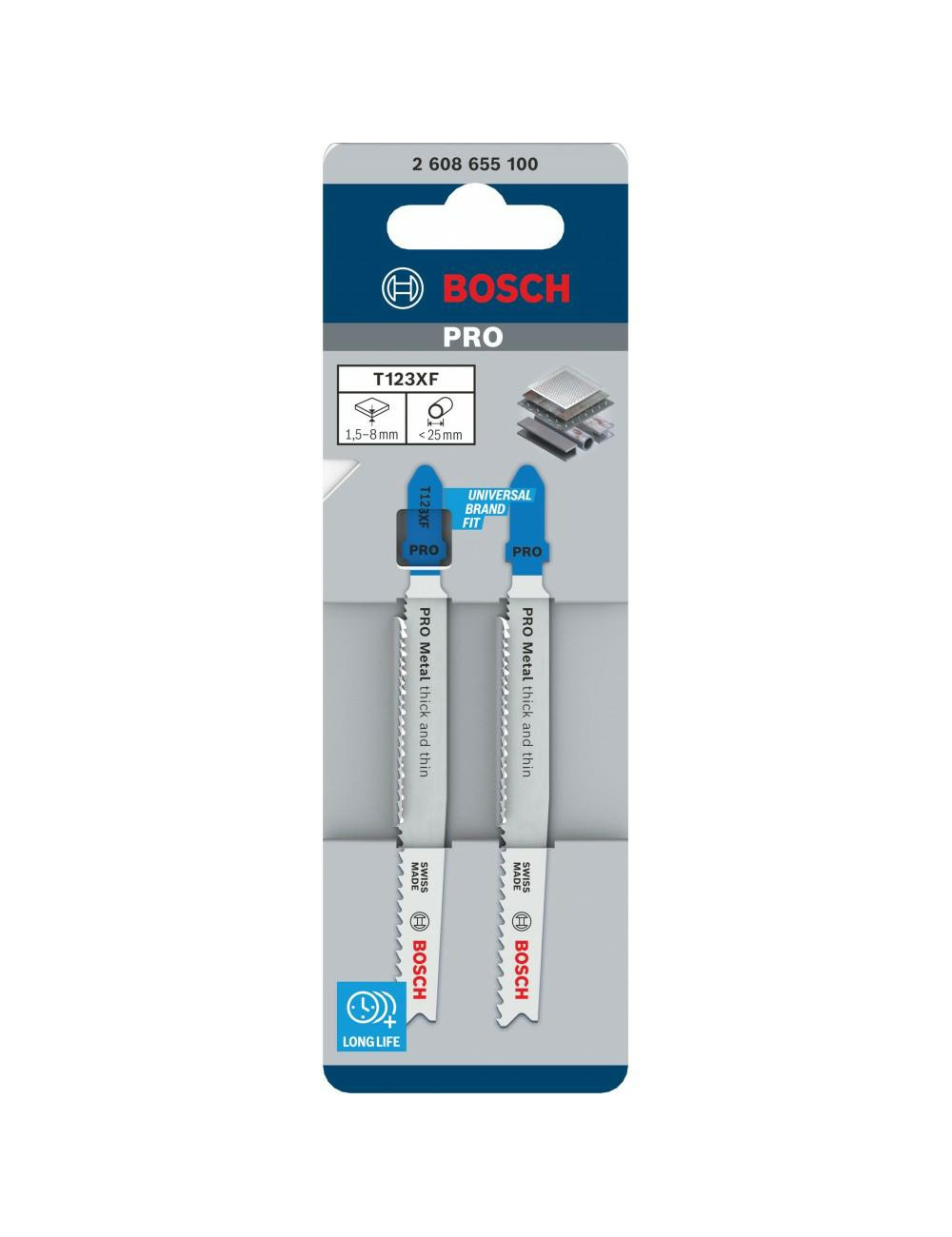 BOSCH BRZESZCZOT T PRO METAL THICK AND THIN T123XF 100 mm 2szt.