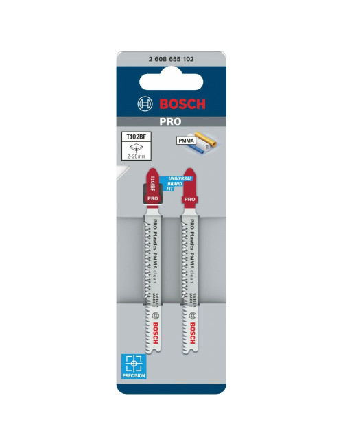 BOSCH BRZESZCZOT T PRO PLASTICS PMMA CLEAN T102BF 92 mm 2szt.