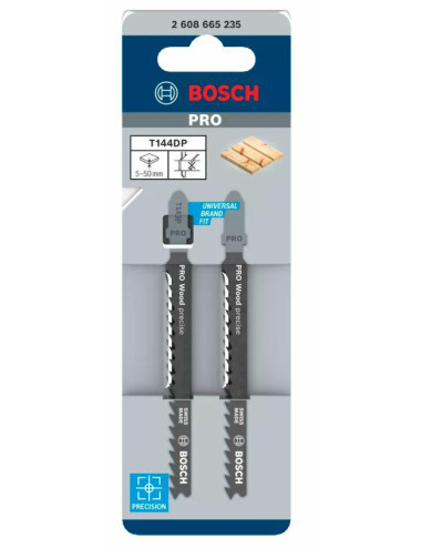 BOSCH BRZESZCZOT T PRO WOOD PRECISE T144DP 100 mm 2szt.