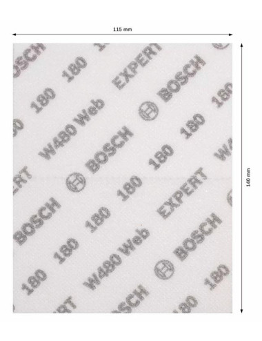 BOSCH GĄBKA ŚCIERNA P180 2szt.