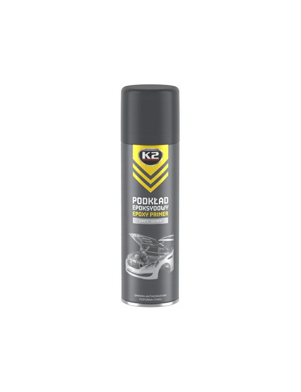 K2 PODKŁAD EPOKSYDOWY SZARY 1K SPRAY 500ML