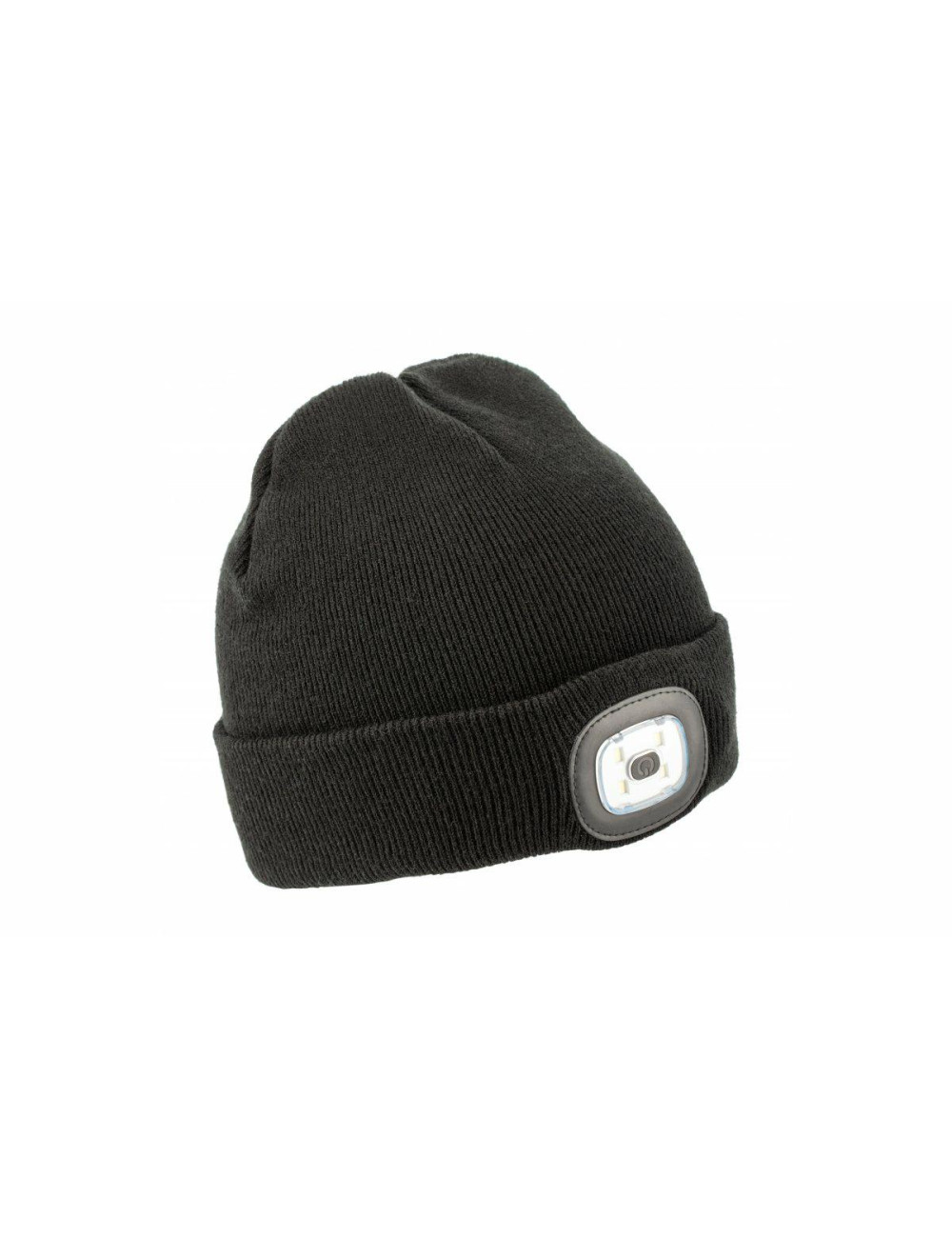 HOGERT CZAPKA ZIMOWA Z LAMPKĄ LED OTTO CZARNA UNI