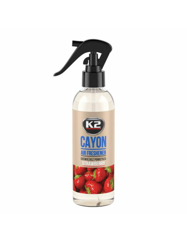 K2 ODŚWIEŻACZ POWIETRZA. DEOCAR STRAWBERRY 250ML