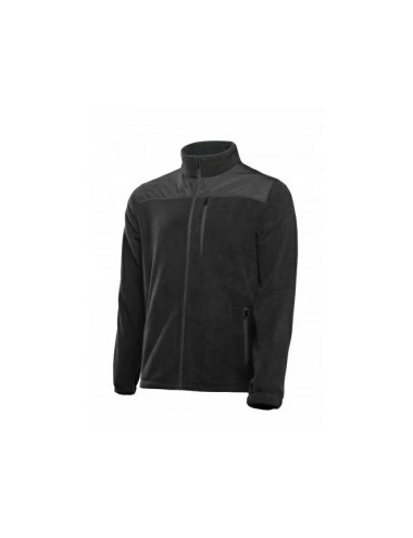 HOGERT BLUZA POLAROWA Z OXFORDEM EZRA CZARNA L (52)