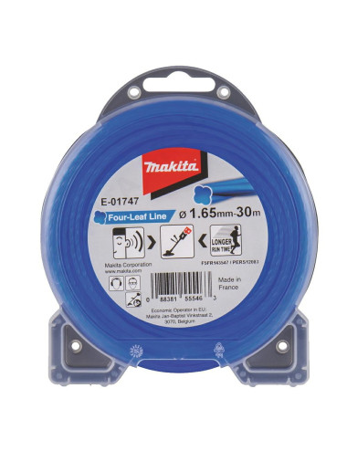 MAKITA ŻYŁKA NYLONOWA "KONICZYNA" 1,65mm 30mb