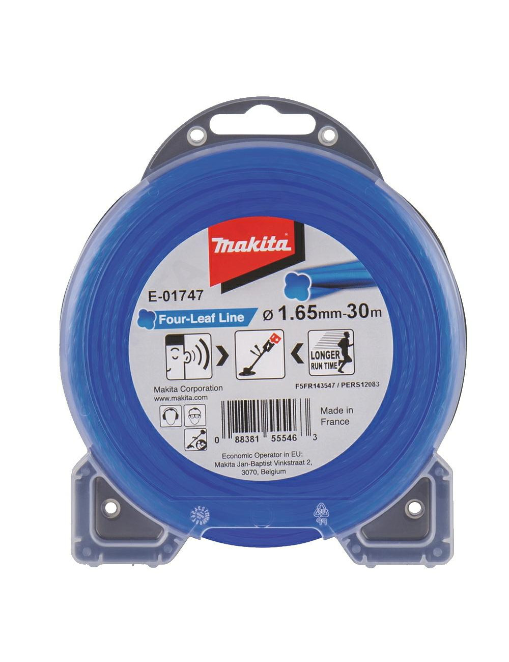 MAKITA ŻYŁKA NYLONOWA "KONICZYNA" 1,65mm 30mb