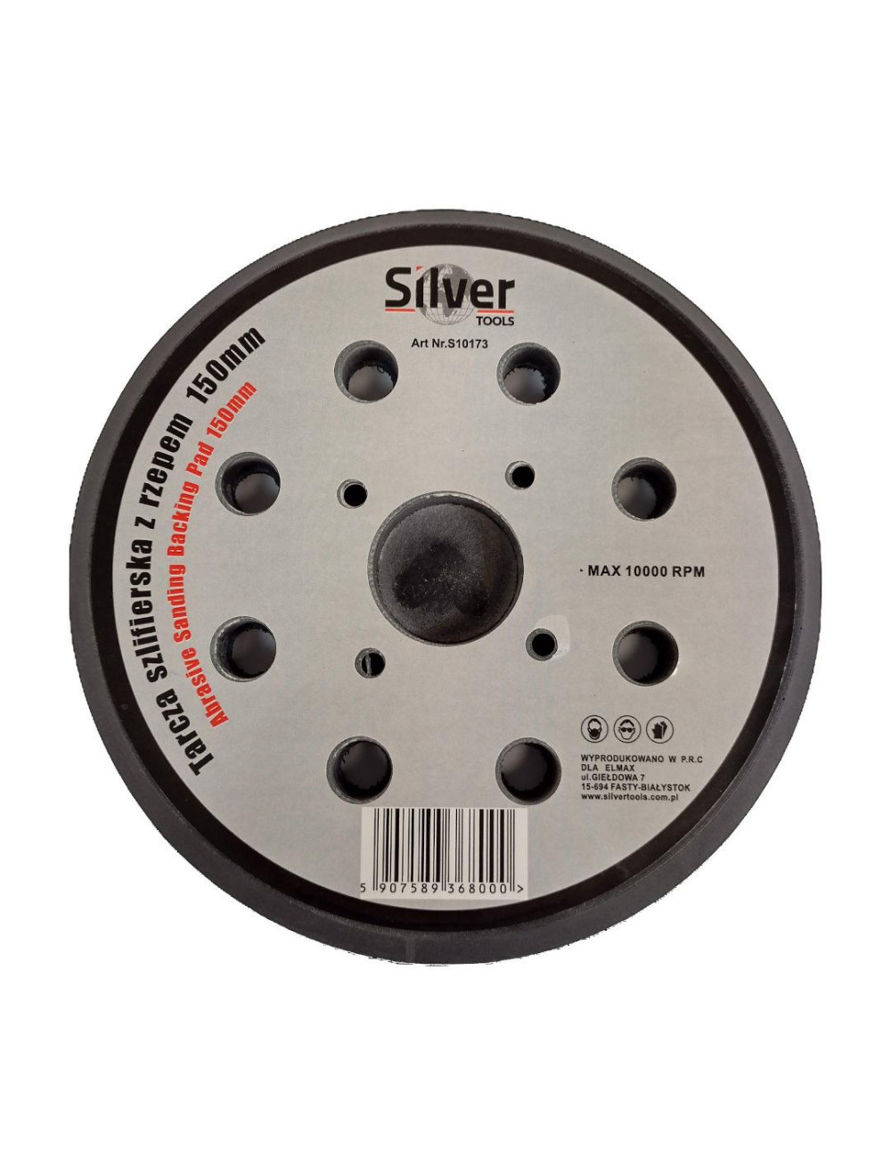 DYSK DO SZLIFIERKI MIMOŚR. 150mm SILVER PNEUMATYCZNEJ