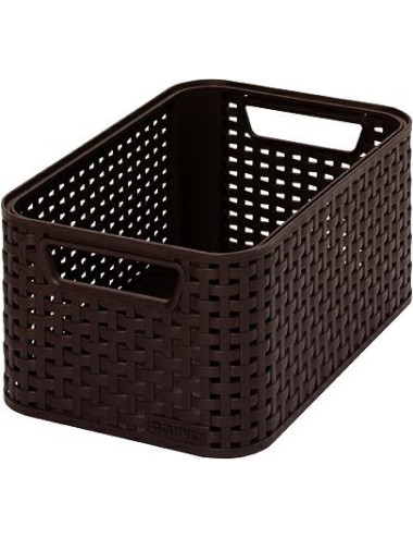 CURVER KOSZYK S 6L CIEMNY BRĄZ