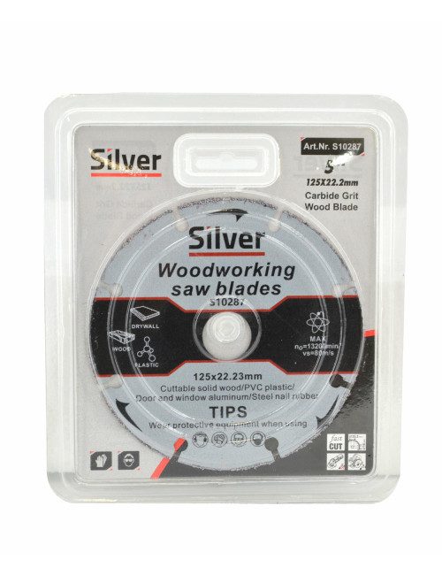 TARCZA UNIWERSALNA WĘGLIK SPIEKANY 115mm SILVER