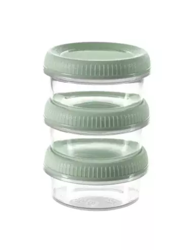 CURVER ZESTAW 3 POJEMNIKÓW NA SOS 3x0,15L ZIELONY