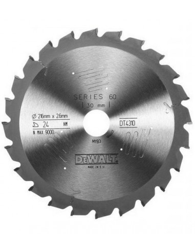 DEWALT PIŁA TARCZ.216x30mmx24z