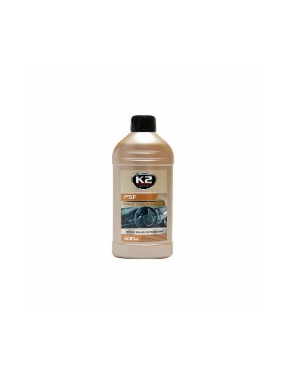 K2 PŁYN DO UKŁADÓW WSPOMAGANIA KIEROWNICY POWER STEERING FLUID BEZBARWNY 500ML