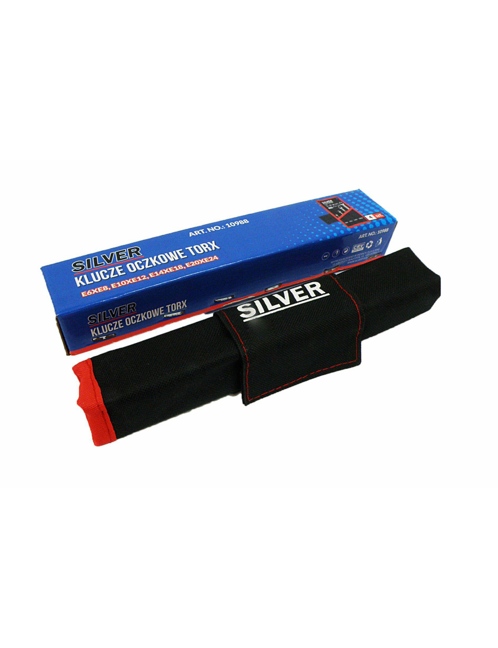 ZESTAW KLUCZY OCZKOWYCH TORX 4szt. SILVER